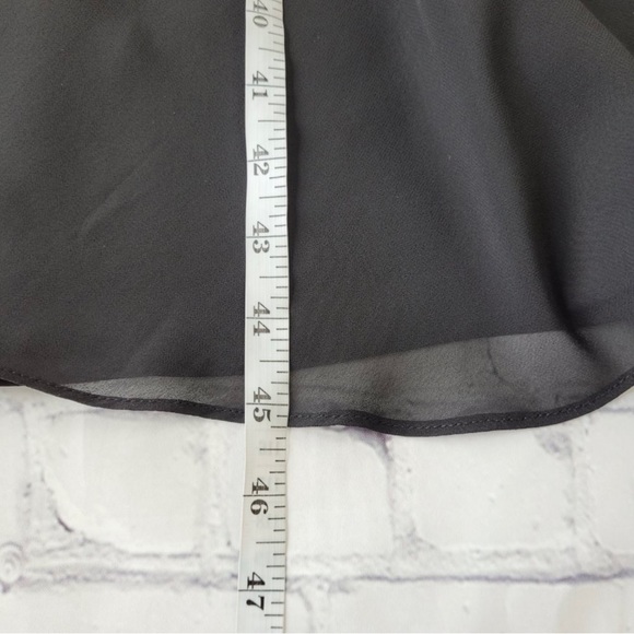 Rena Rowan Chiffon Black Cocktail dress sleeveless size 14 - Picture 9 of 11